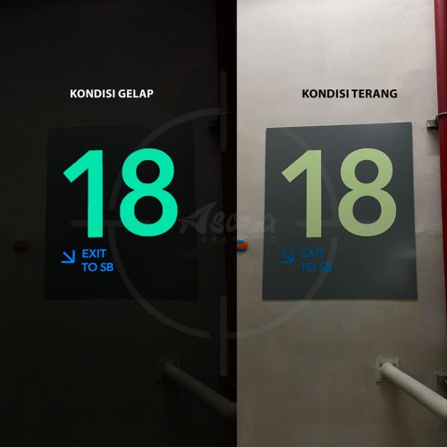 Cetak Kalender Custom  STICKER GLOW IN THE DARK